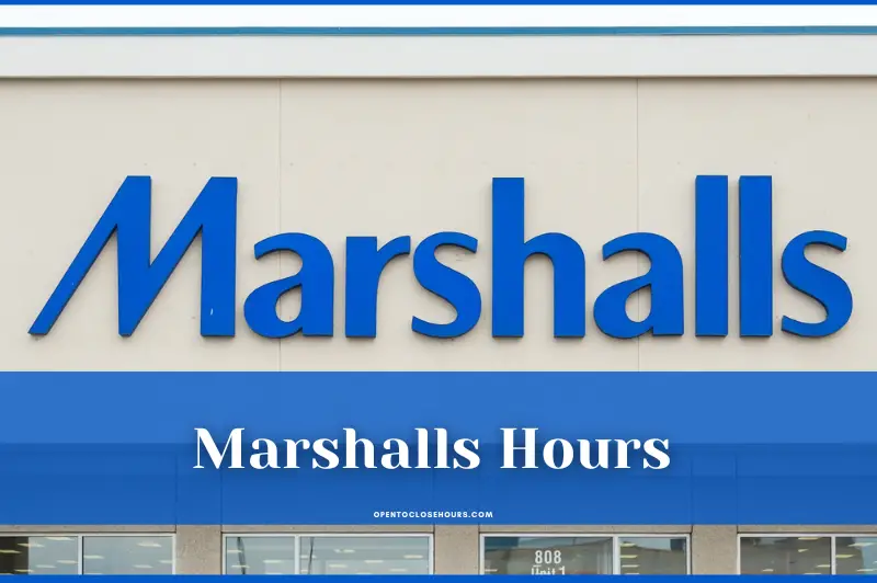 marshalls hours today