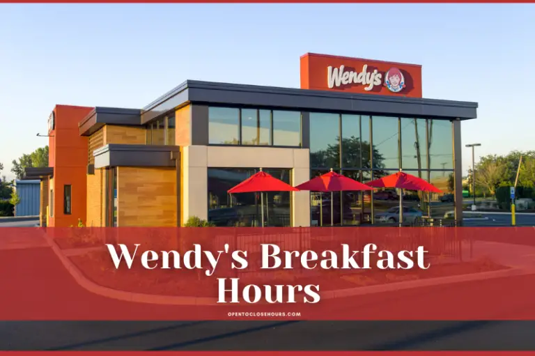 does wendy's have breakfast hours