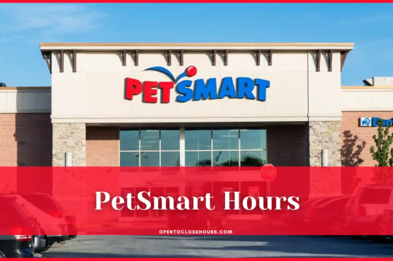 petsmart hours today