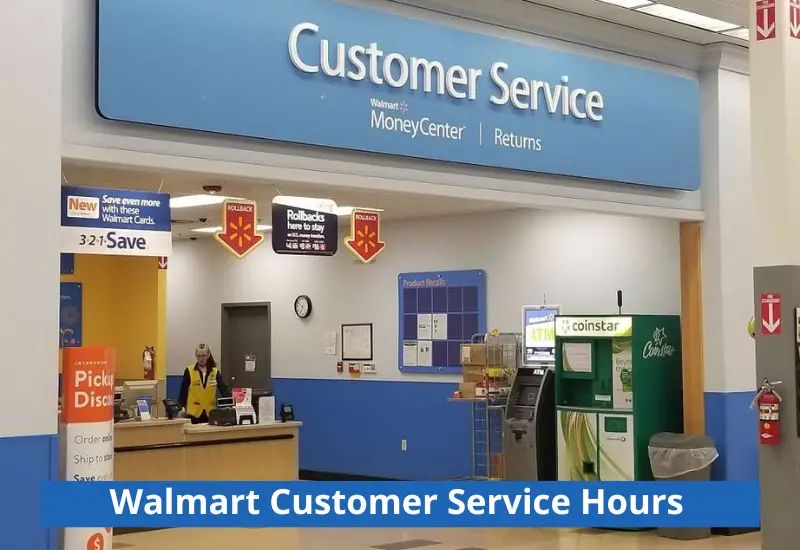 walmart customer service hours today