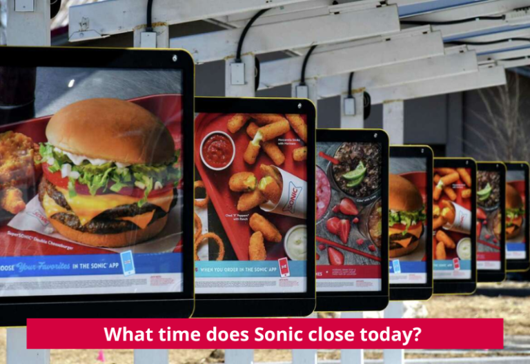 What time does Sonic Close in 2023? - Sonic Drive In Hours