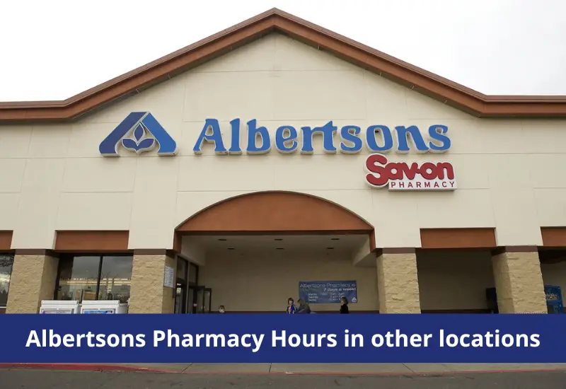 albertsons savon pharmacy hours        