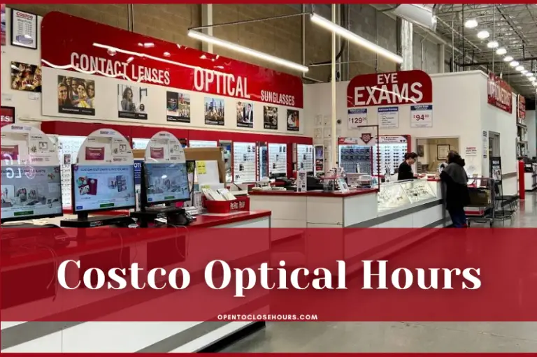 hours for costco optical