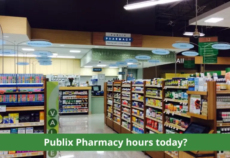 What Time Does Publix Pharmacy Close? Publix Pharmacy Hours 2023