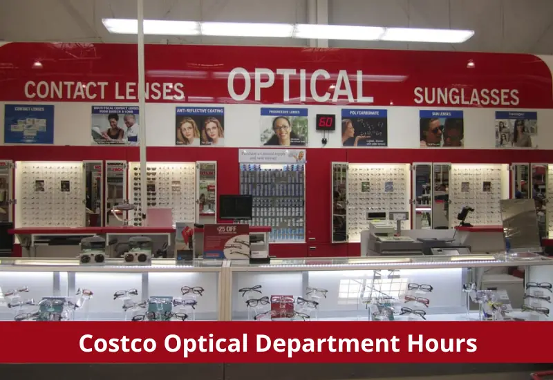 what time does costco optical close