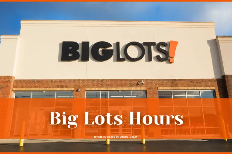 Big Lots Hours Big Lots Holiday Hours 2023