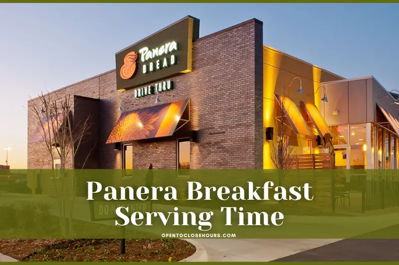 What time does Panera stop serving breakfast?