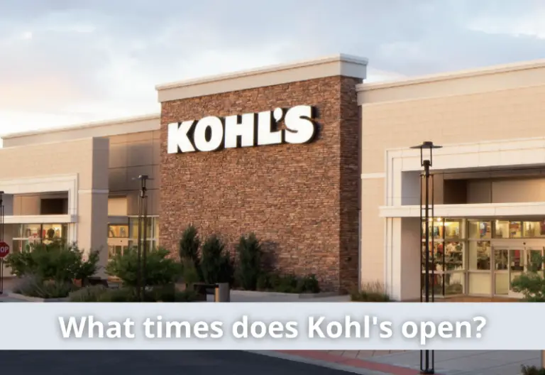 What time does Kohl's open? Kohls Holidays Hours 2023