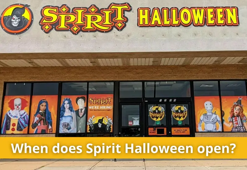 spirit halloween open