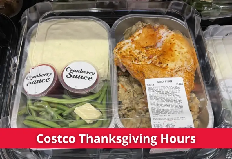 costco hours thanksgiving week