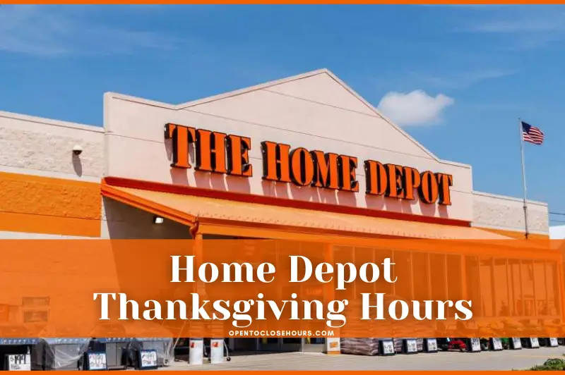 is home depot open thanksgiving sunday