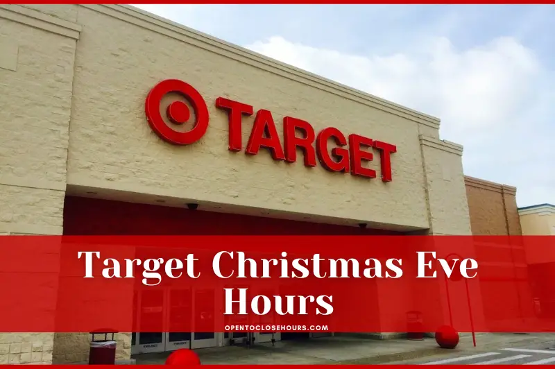Target Christmas Eve Hours 2023 & Christmas Hours