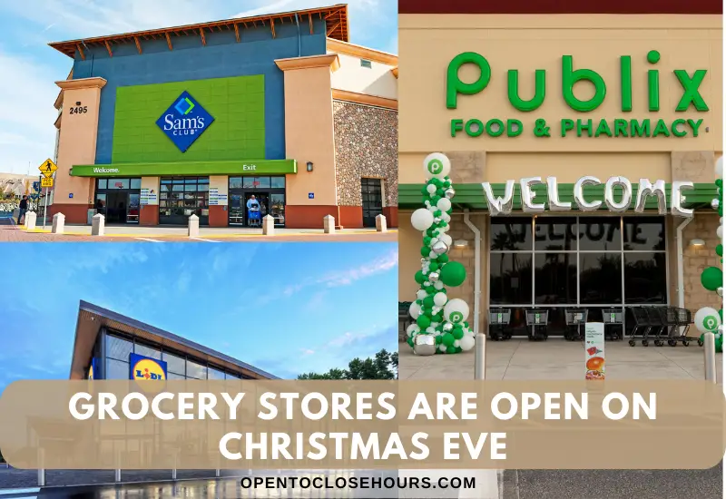 are stores open on Christmas eve
