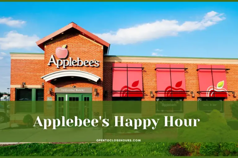 Applebees happy hour times