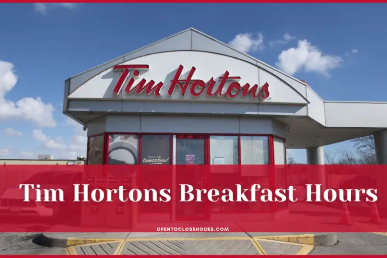 Tim Hortons Breakfast time