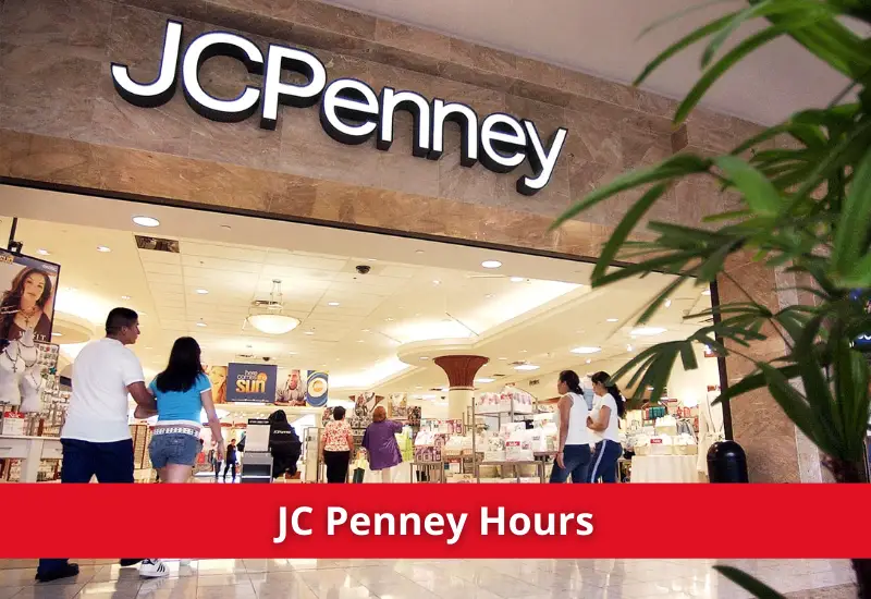 jcpenney hours near me