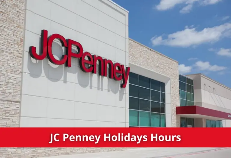 Jcpenney Holiday Hours 2025