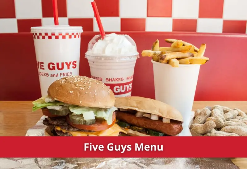 Five guys hours today