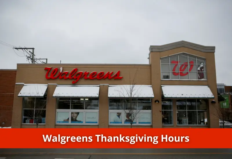 is walgreens pharmacy open on thanksgiving day