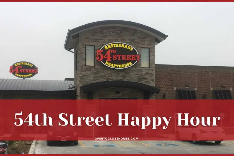 54th street menu happy hour