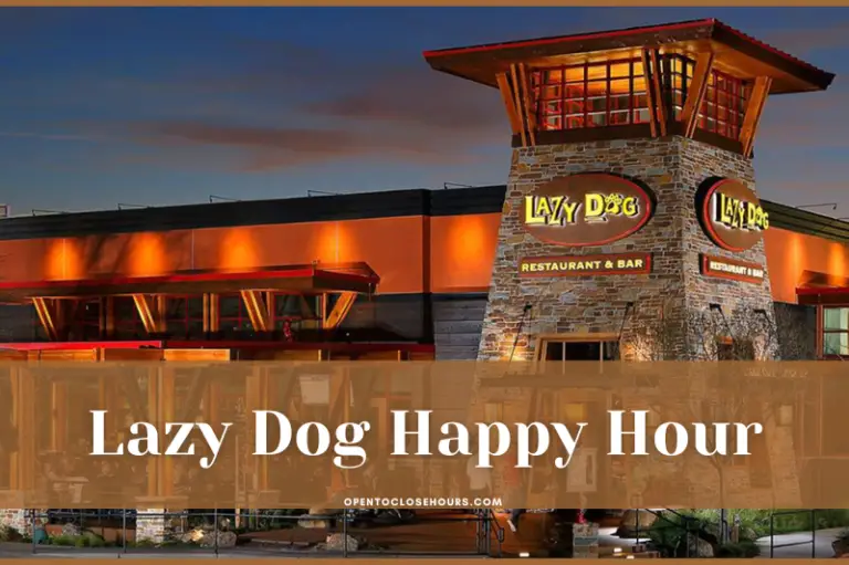 happy hour lazy dog