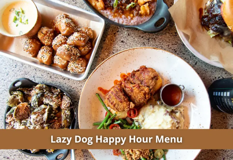 Lazy Dog Happy Hour in 2023