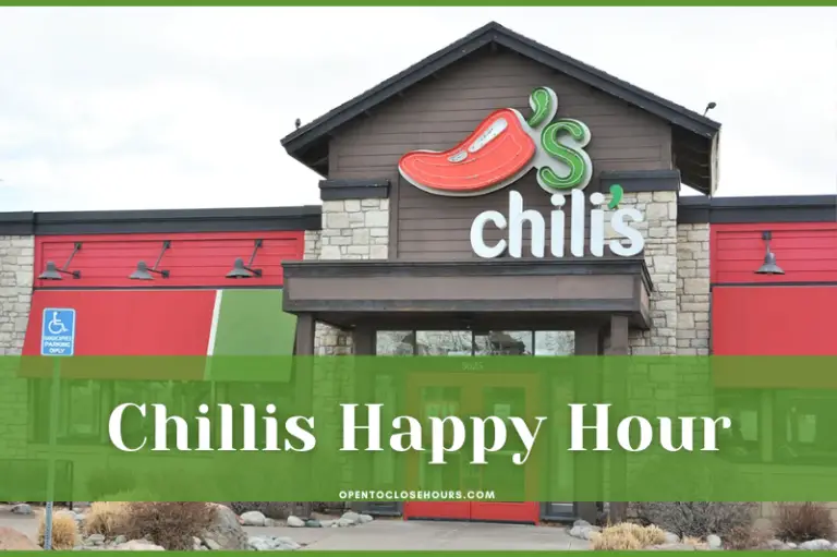 Chillis Happy Hour
