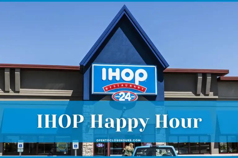 ihop happy hour menu