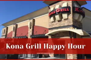 Kona Grill Happy Hour menu prices