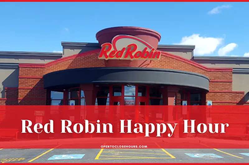 red robin happy hours