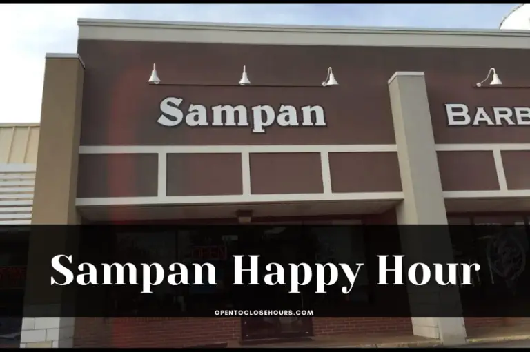 Happy Hour Sampan
