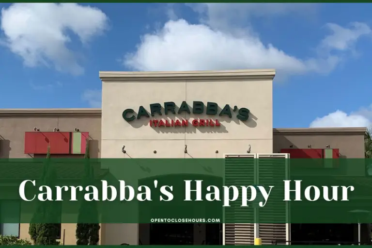 Carrabba's Happy Hour time