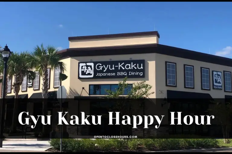 Gyu Kaku Happy Hour times