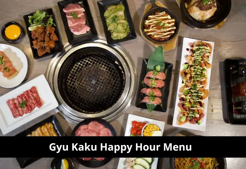 Gyu Kaku Happy Hour Menu with Prices