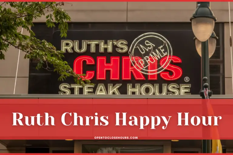 Ruth Chris Happy Hour in 2023