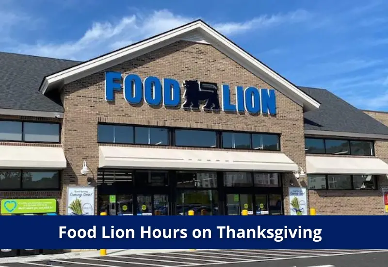 Food Lion Thanksgiving hours