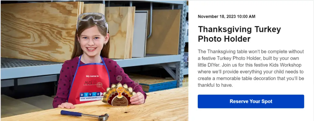 Thanksgiving Turkey Photo Holder at Lowes with Price