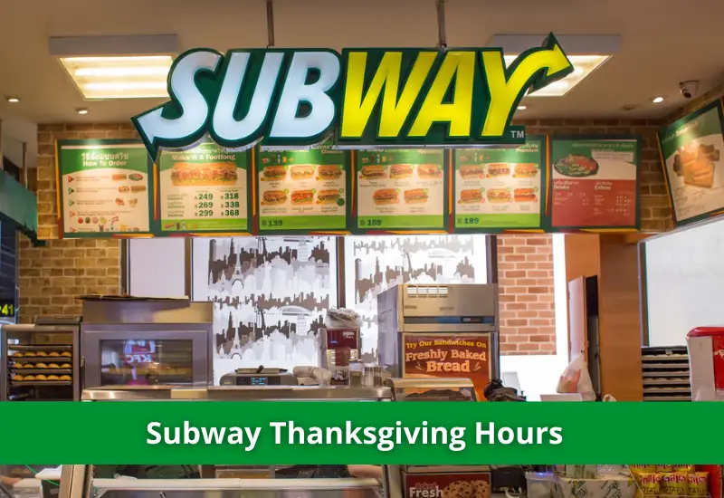 subway thanksgiving hours