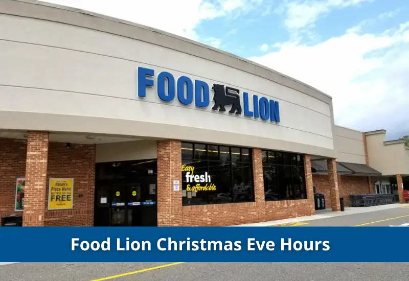 how late is food lion open on christmas eve