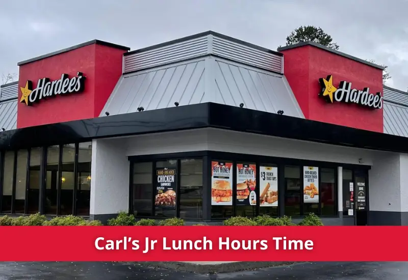 Carls Jr restaurant Lunch Time